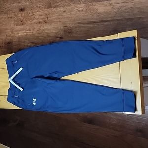 Under Armour Boys Pants Navy Blue size youth medium.